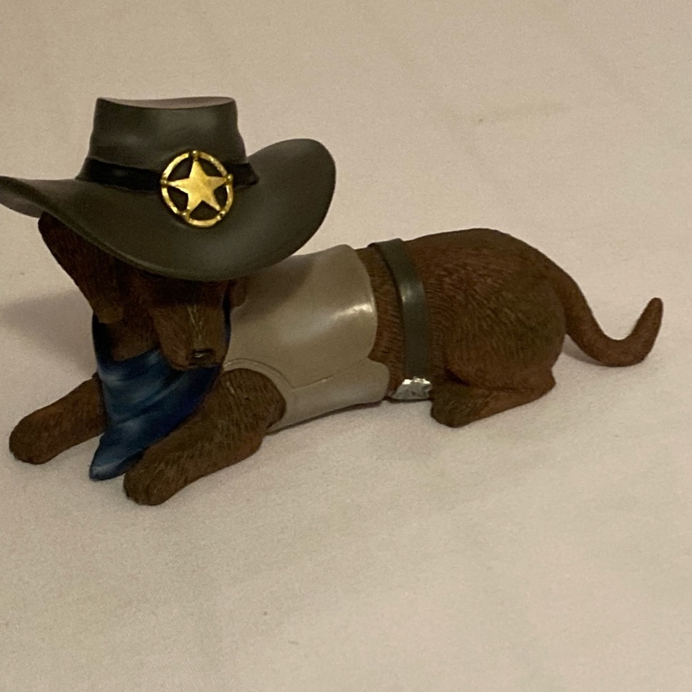 Hamilton collection sheriff dog collectible